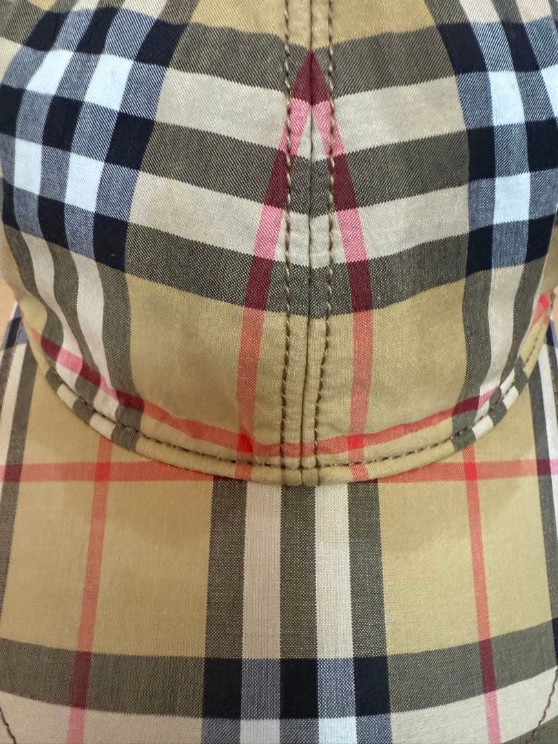 Burberry チェック柄 ベースボールキャップ M/L