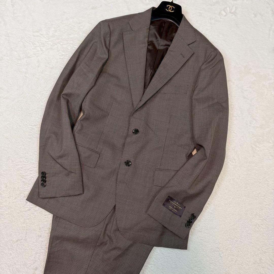 新品 XLサイズ カノニコ ONLY PREMIO スーツ セットアップ 千鳥