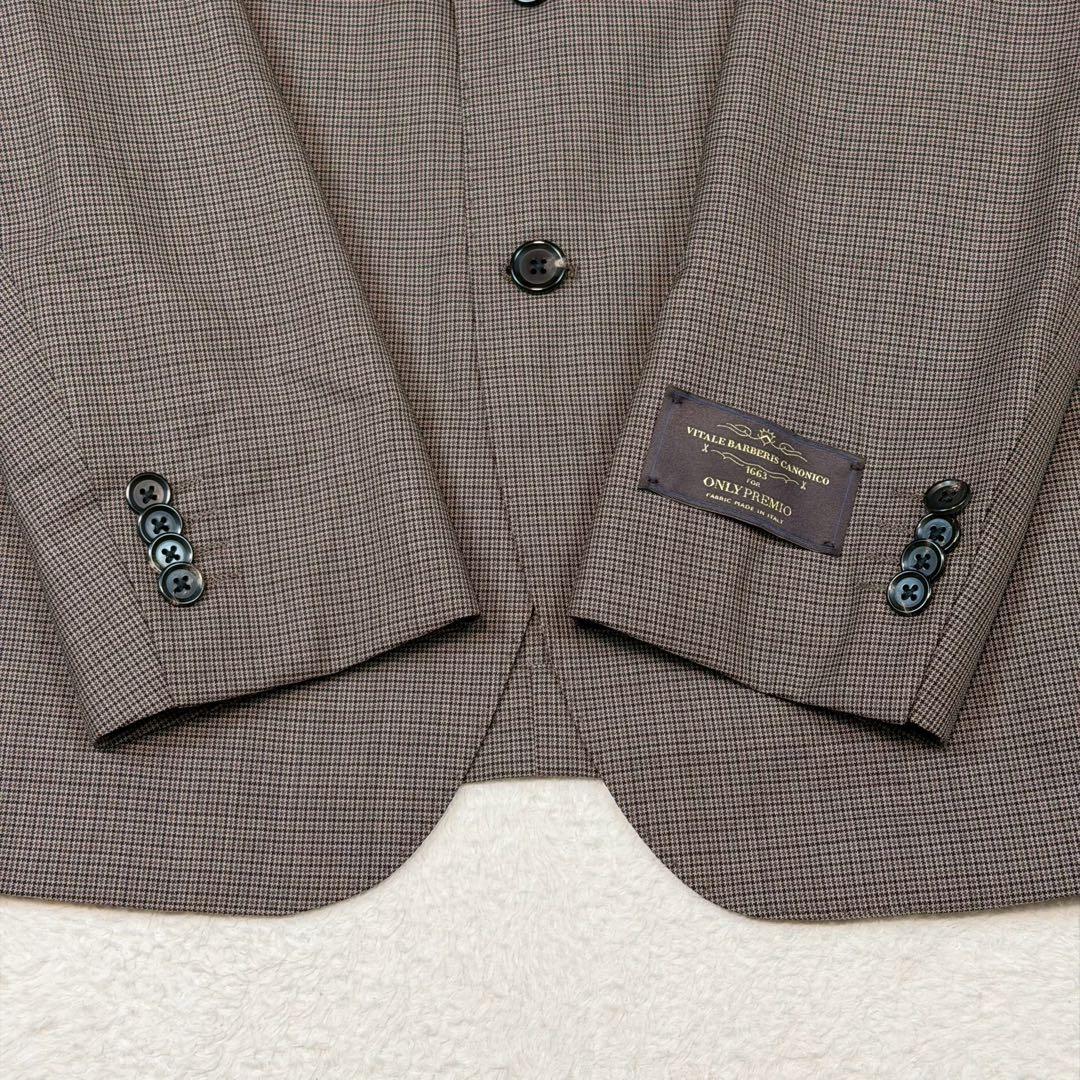 新品 XLサイズ カノニコ ONLY PREMIO スーツ セットアップ 千鳥