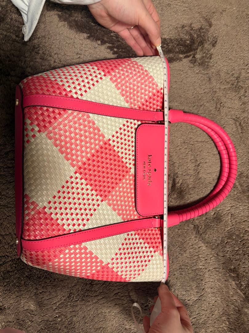 kate spade かごバッグ ピンク