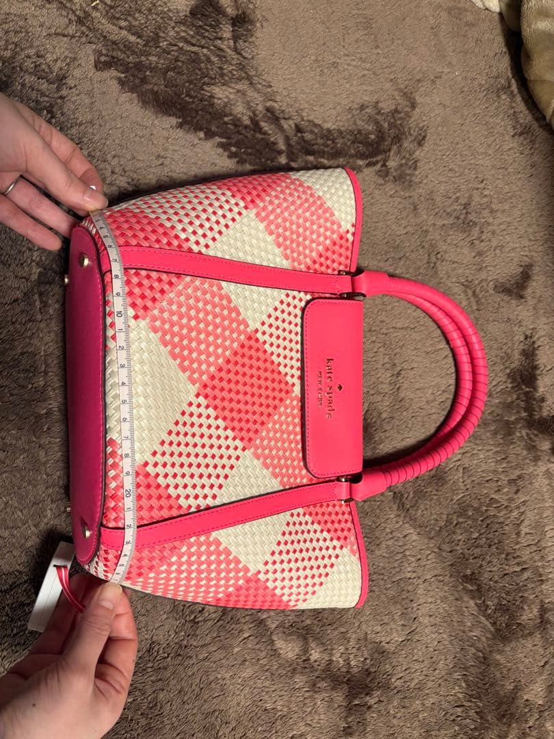 kate spade かごバッグ ピンク