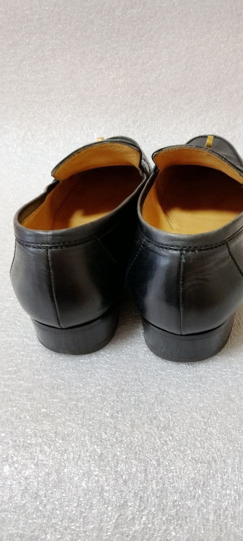 HERMES　ローファーヒール 　36 1/2 ブラック23.5cm