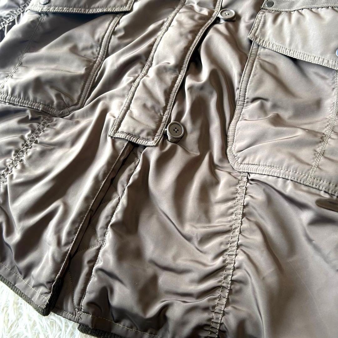 美品　AVIREX アヴィレックス N-3Bミリタリーモッズコート ファー　L