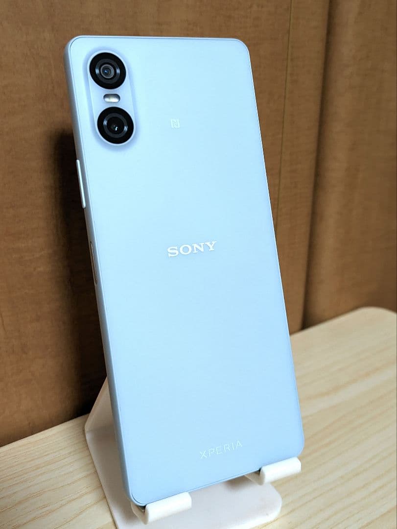 Xperia 10 VI ブルー ガラスフィルム ケース 付きA402SO