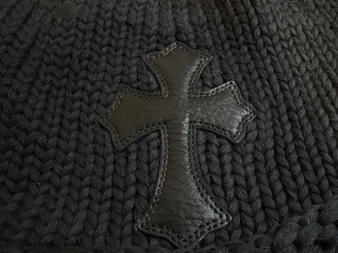 ミ*ラ様 CHROME HEARTS CEMETERY CROSS BEANIE