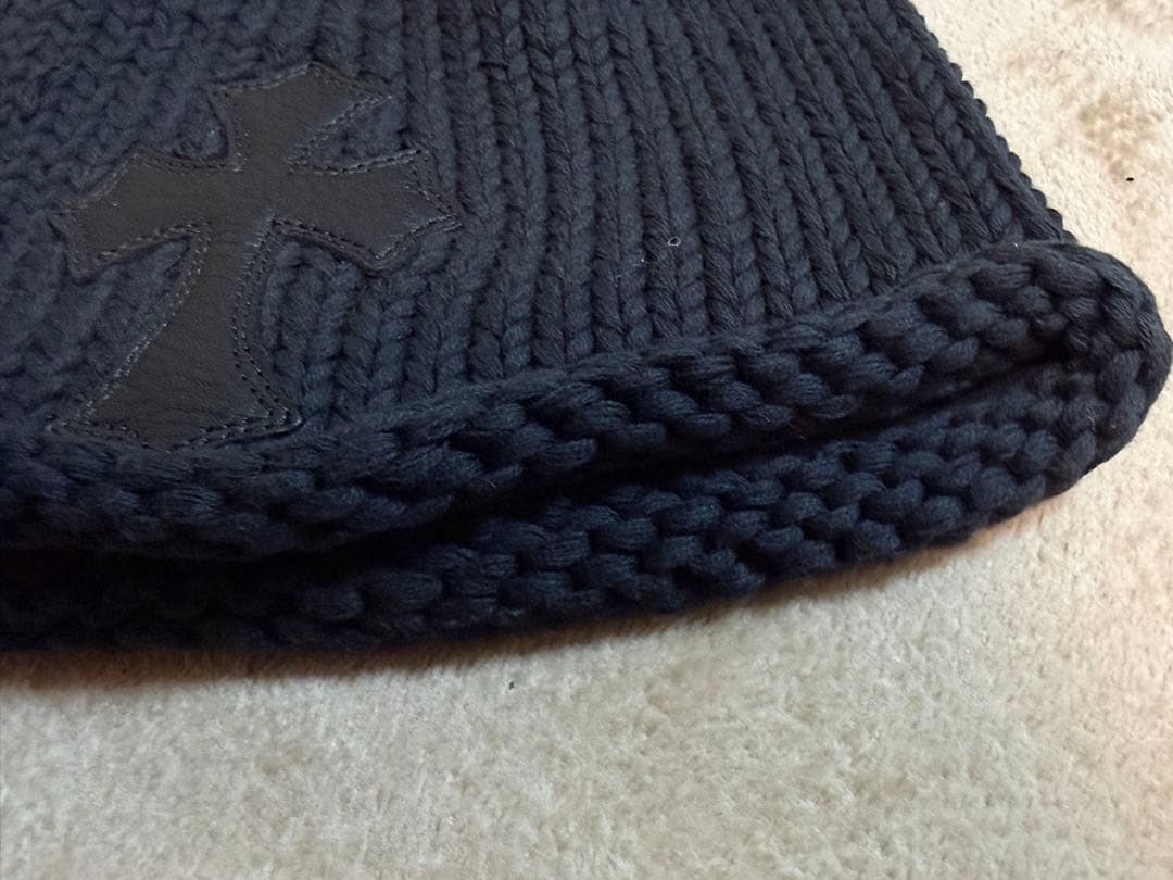 ミ*ラ様 CHROME HEARTS CEMETERY CROSS BEANIE