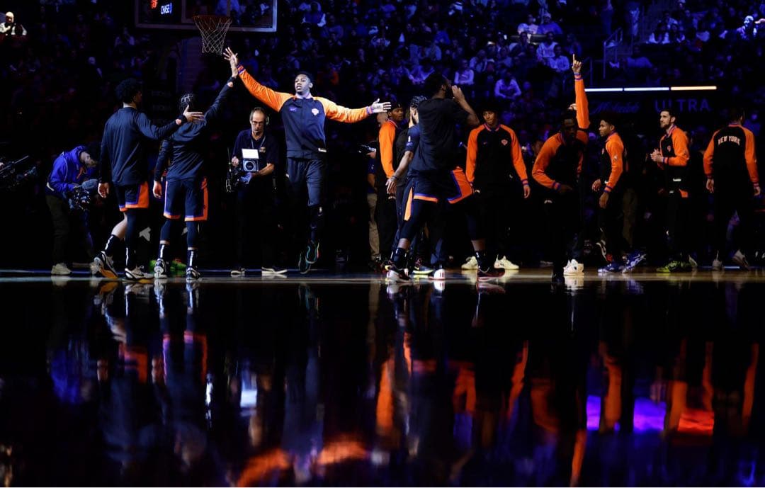 ナイキニックスNBA選手支給品Cityワームアップブレイクパンツ Mサイズ