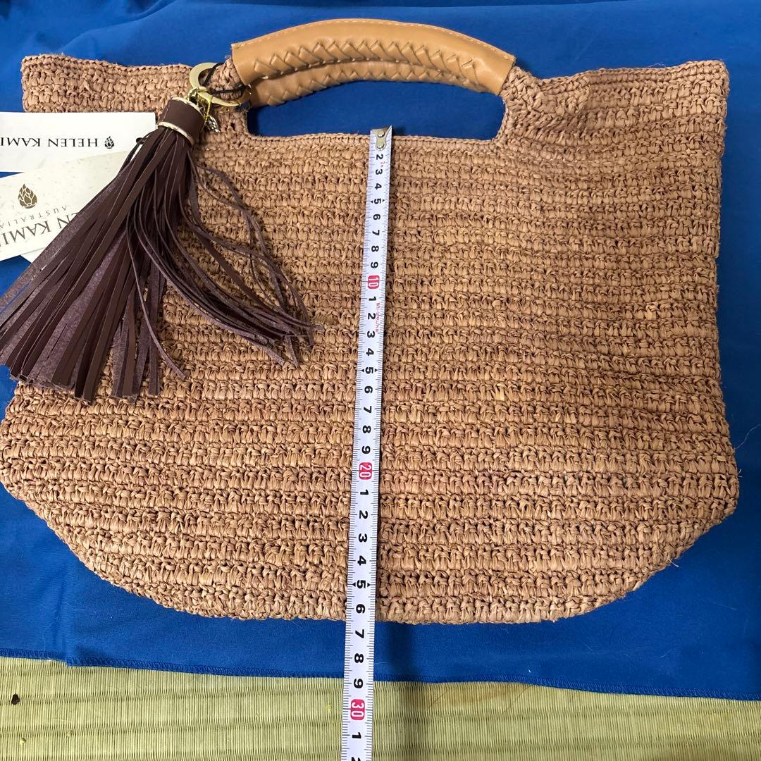 のんのん HELEN KAMINSKI ベージュ かごバッグ