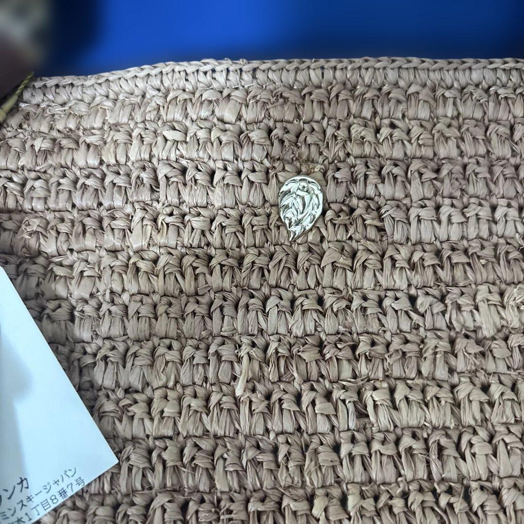 のんのん HELEN KAMINSKI ベージュ かごバッグ