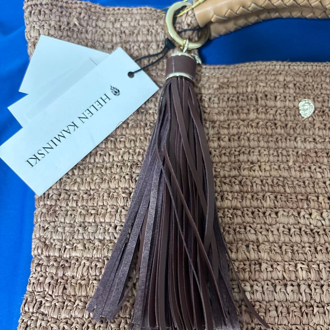 のんのん HELEN KAMINSKI ベージュ かごバッグ