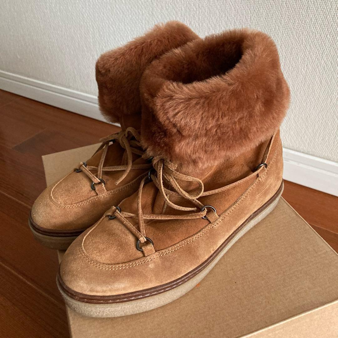 マックスマーラ weekend 2way ムートンブーツ 37 24cm