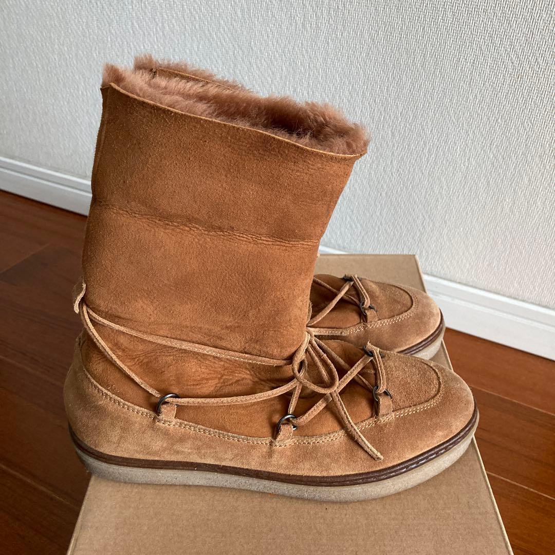 マックスマーラ weekend 2way ムートンブーツ 37 24cm