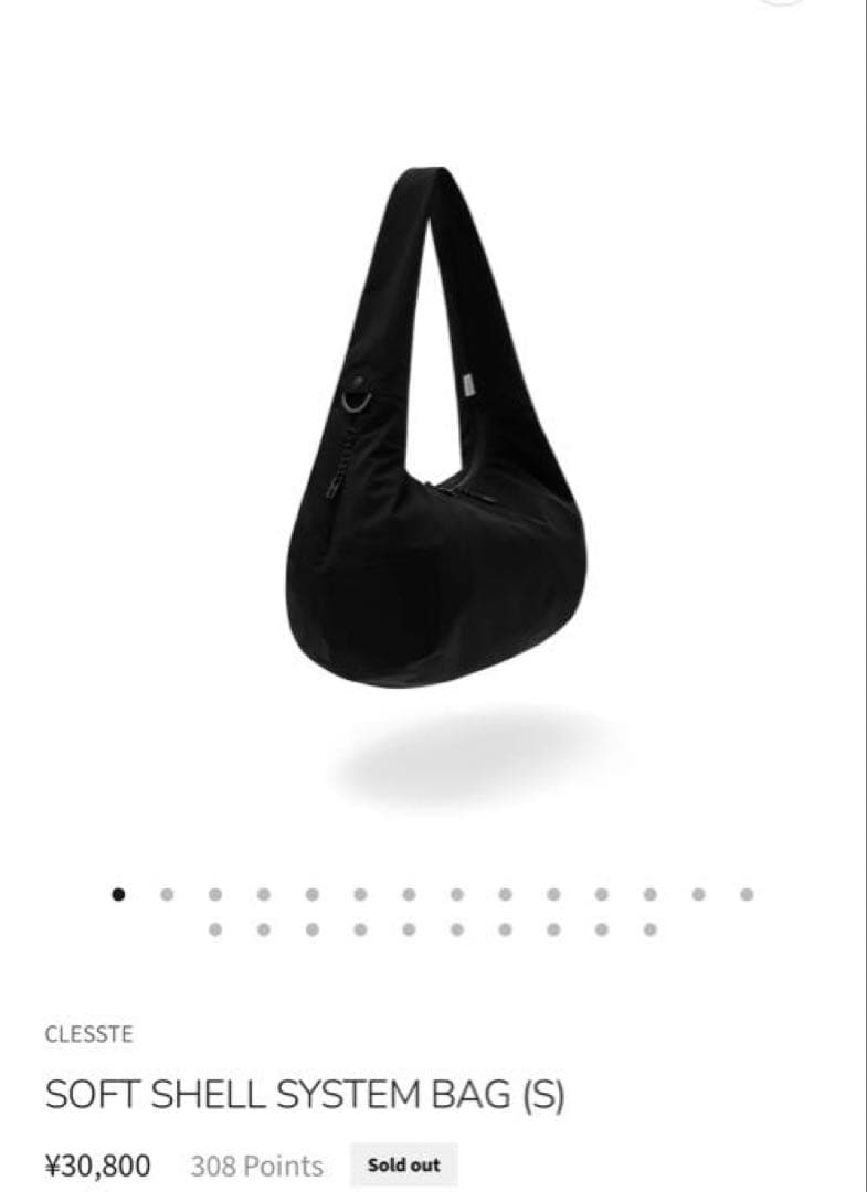 clesste SOFT SHELL SYSTEM BAG(S) ブラック