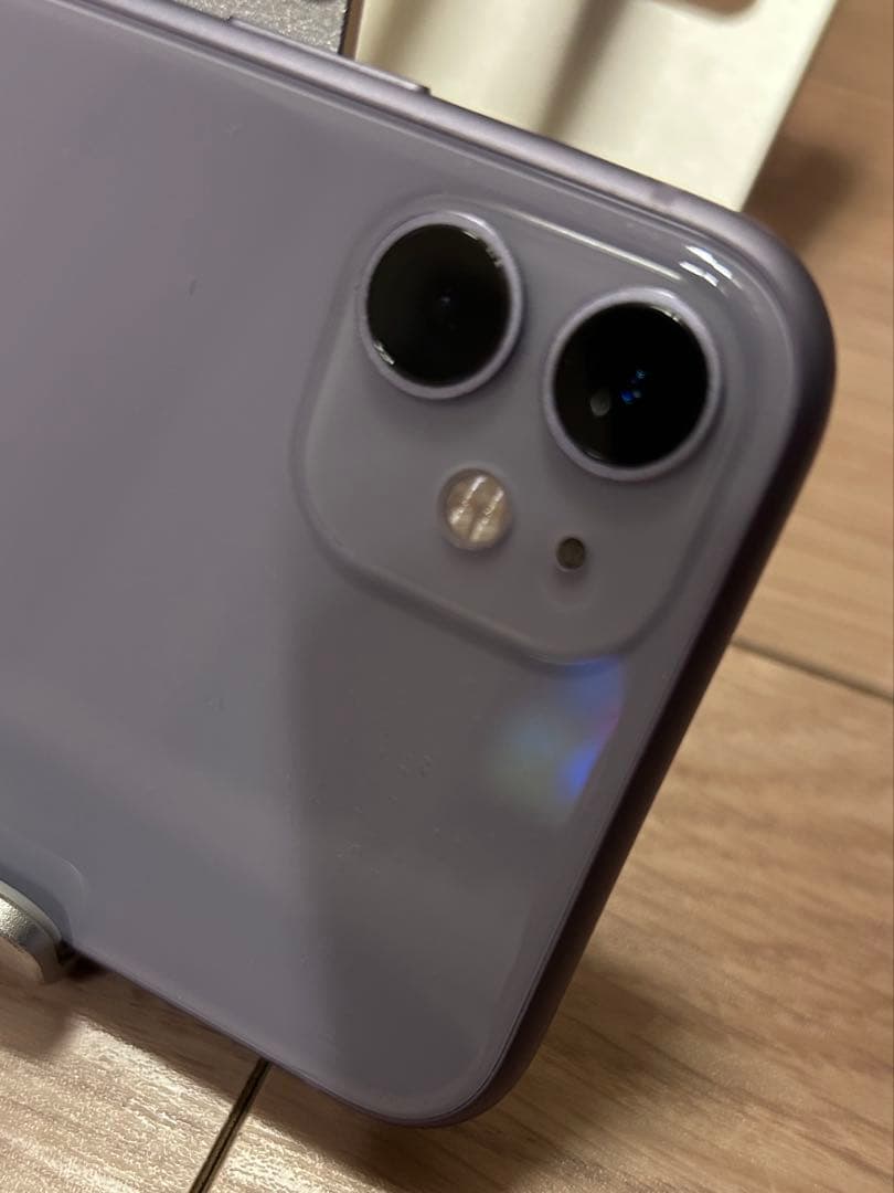 Apple iPhone 11 64GBパープル SIMフリー 本体美品