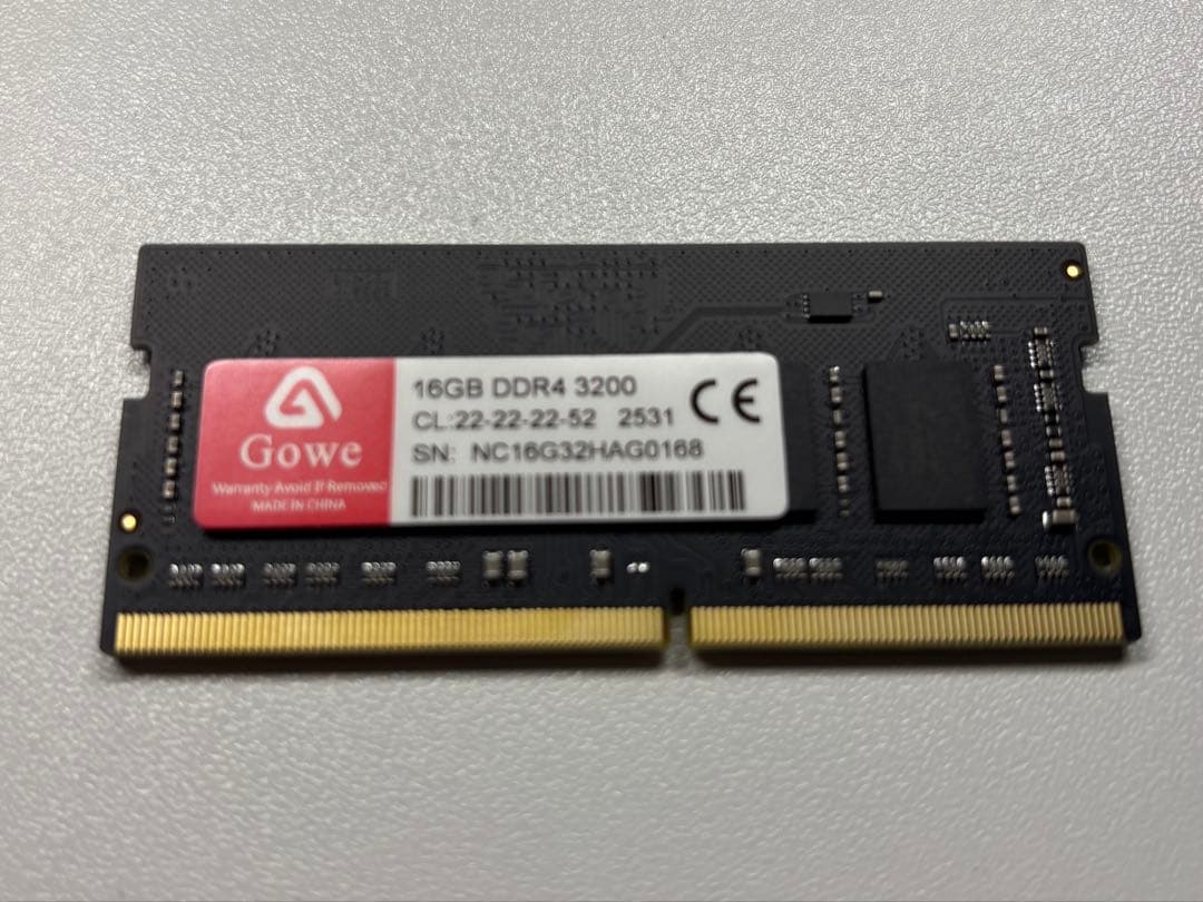 ノンブランド DDR4 3200 SODIMM 16GB