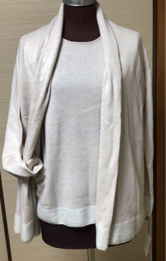 ひーちゃん　トーベル　カシミヤ&ウール混カーディガン&セーター