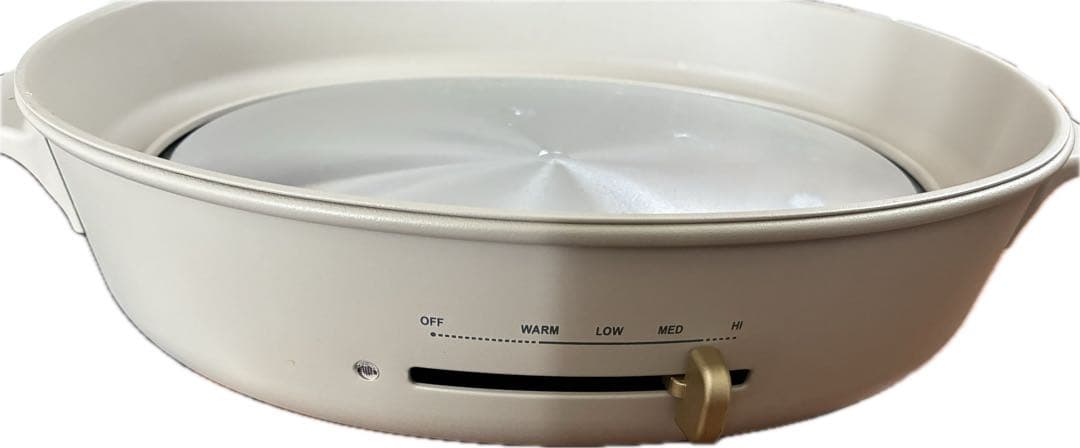 ブルーノ　オーバルホットプレートグレージュ