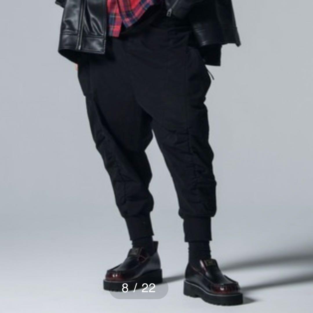 【美品】glamb グラム サルエル パンツ L（ラージ） カーゴパンツ