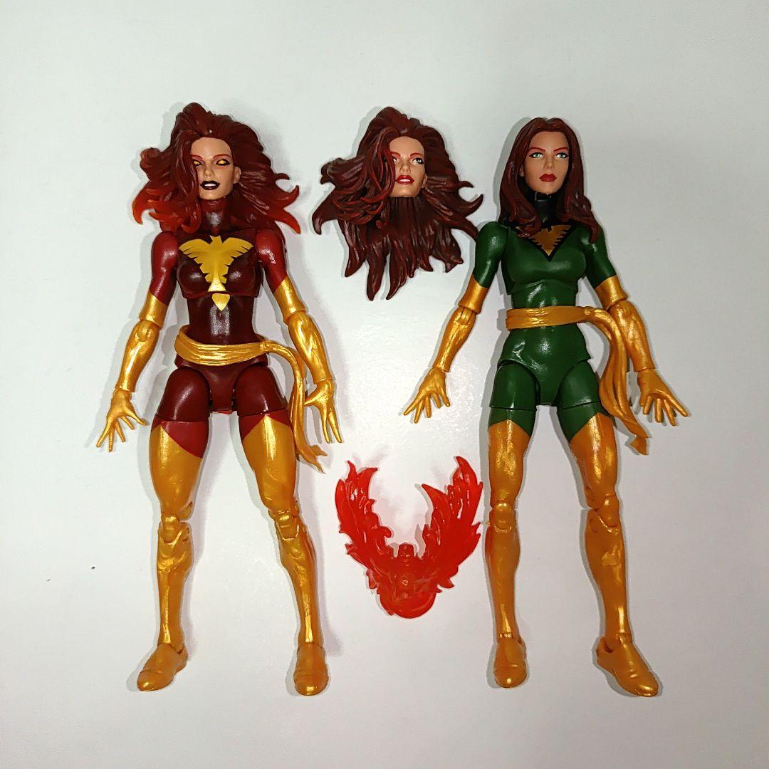マーベルレジェンド フェニックス赤＆緑セット ジーン・グレイヘッド X-MEN