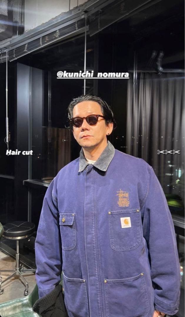 100周年 Carhartt カーハート チョアコート ネイビー 野村訓一