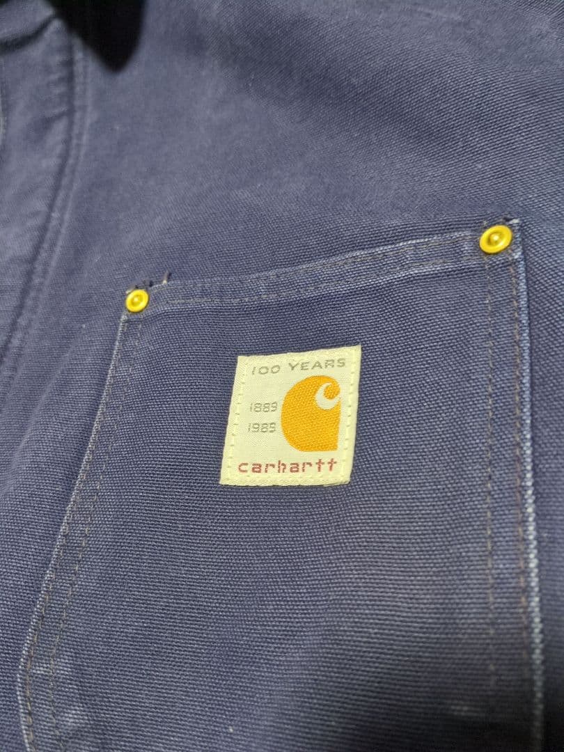 100周年 Carhartt カーハート チョアコート ネイビー 野村訓一