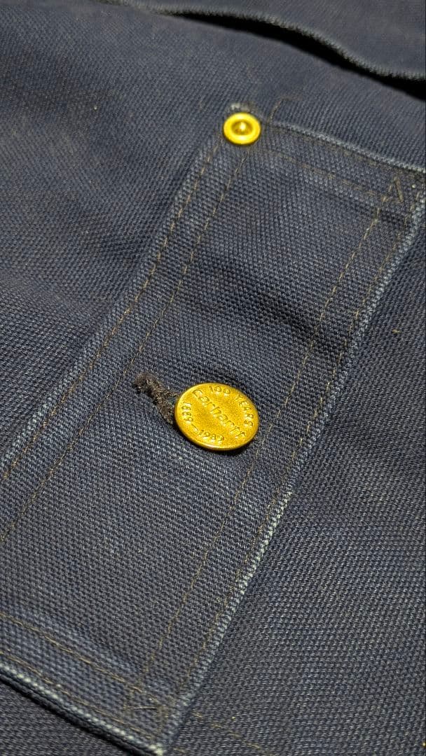 100周年 Carhartt カーハート チョアコート ネイビー 野村訓一