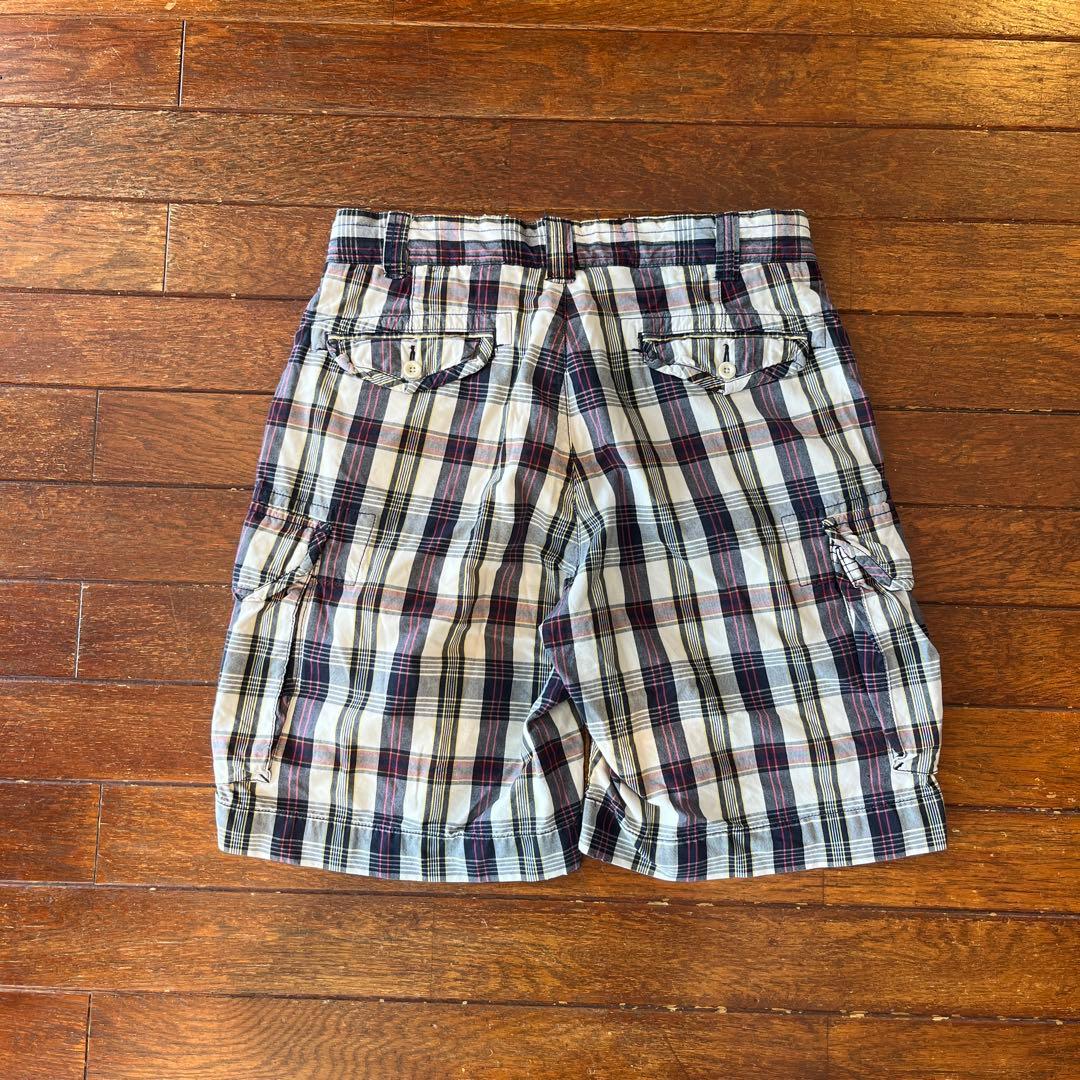 ポロラルフローレン マドラスチェック カーゴ ショーツ w34