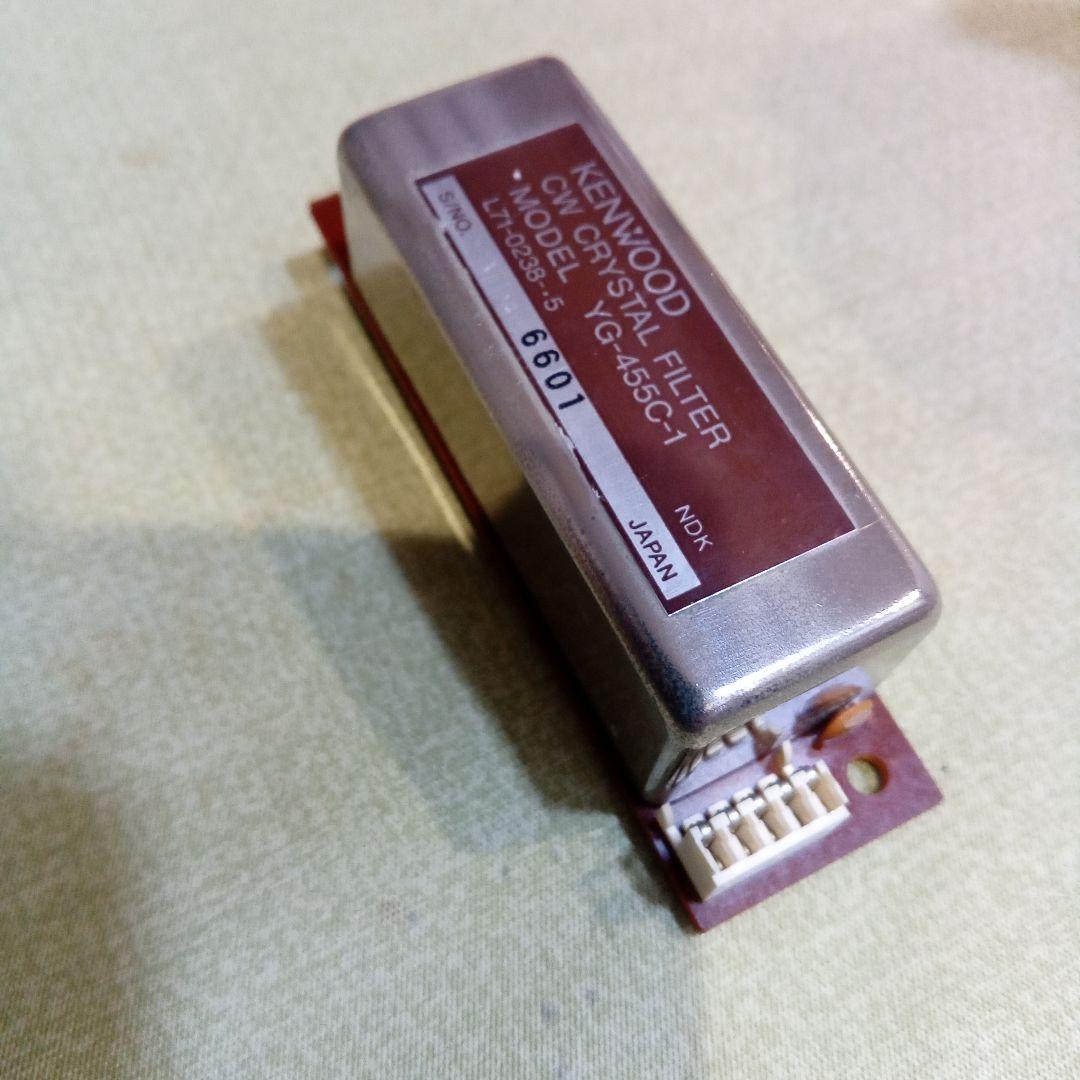 KENWOOD CWクリスタルフィルター YG-455C-1 500HZ 中古
