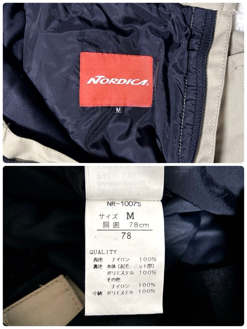 未使用　NORDICA　スキー　スノボ　パンツ　M サスペンダー ベルト付き