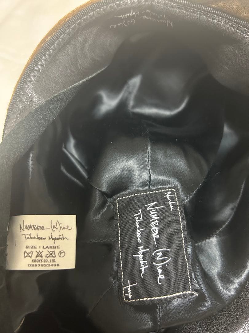 激レア‼︎美品 【Number (N)INE】 初期 ベロア キャスケット