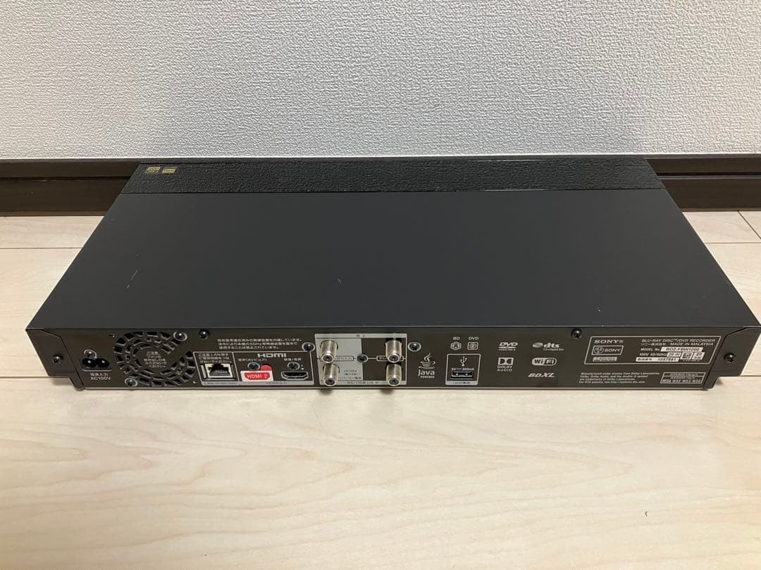 BDZ-FBW1000 動作品　本体のみ　ブルーレイレコーダー