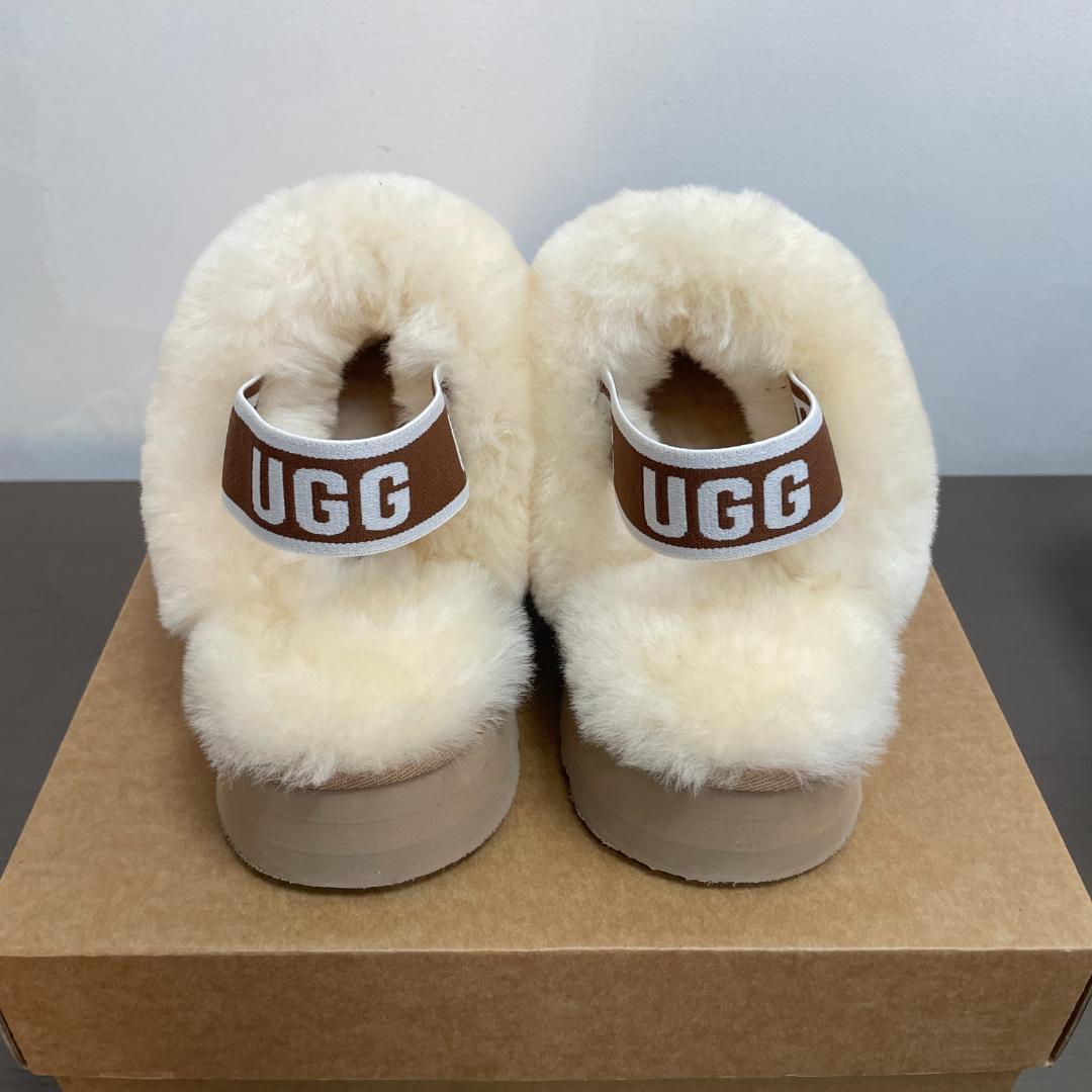 UGG レディース ファンケット 3cm厚底 サンダル クロッグ 24cm