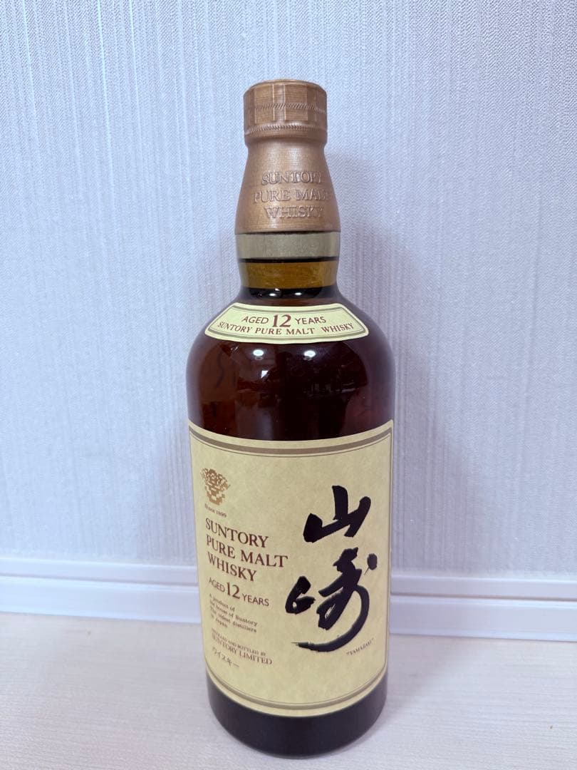 山﨑12年 サントリーピュアモルトウイスキー750ml 向獅子
