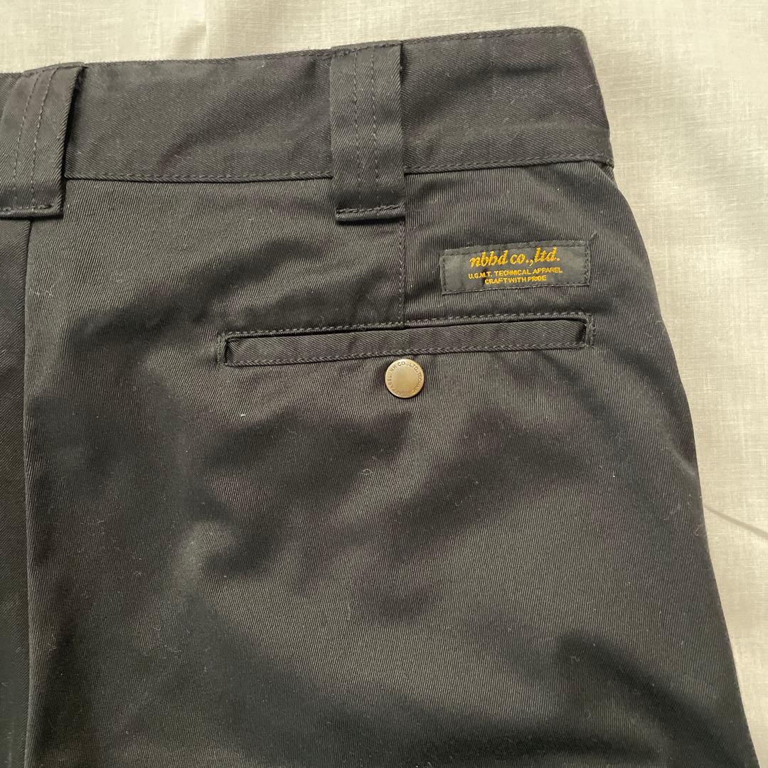 NEIGHBORHOOD チノパン ブラック