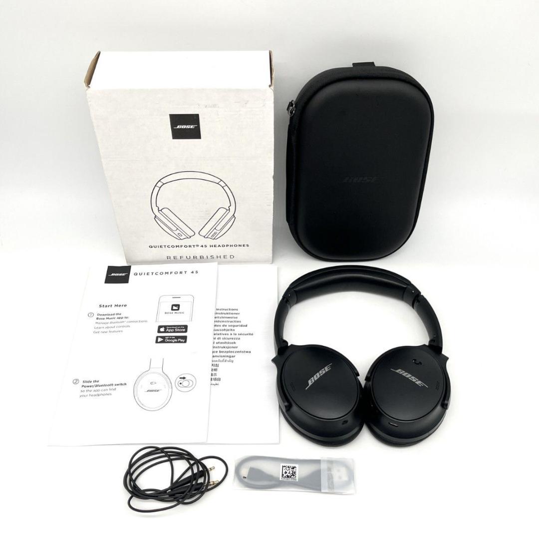 【極美品】Bose QUIETCOMFORT 45 ブラック
