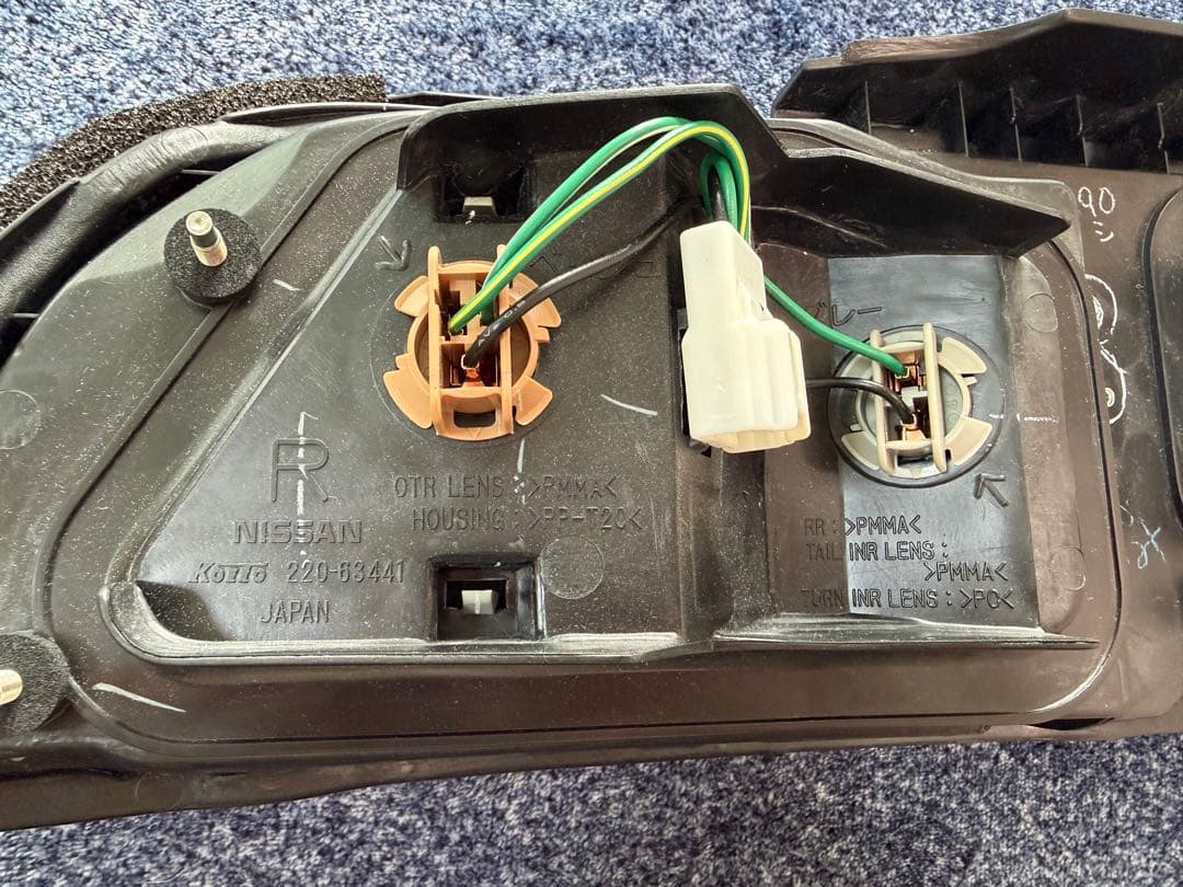 日産180SX 純正テールレンズ左右セット！！シールとおまけ付き！中古美品！