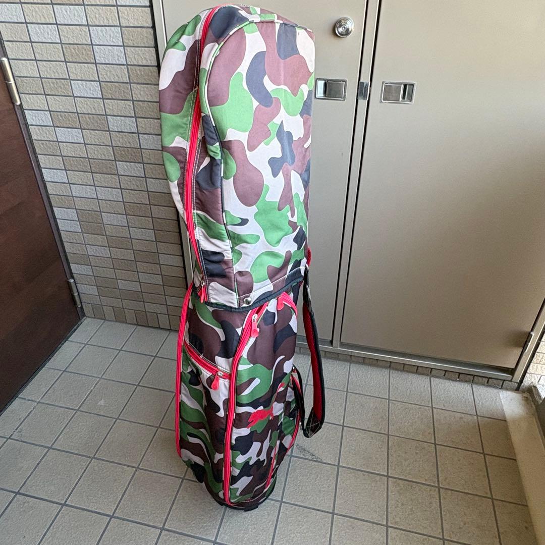 大人気‼️プーマ　迷彩 ゴルフキャディバッグ　キャディバック　ユニセックス