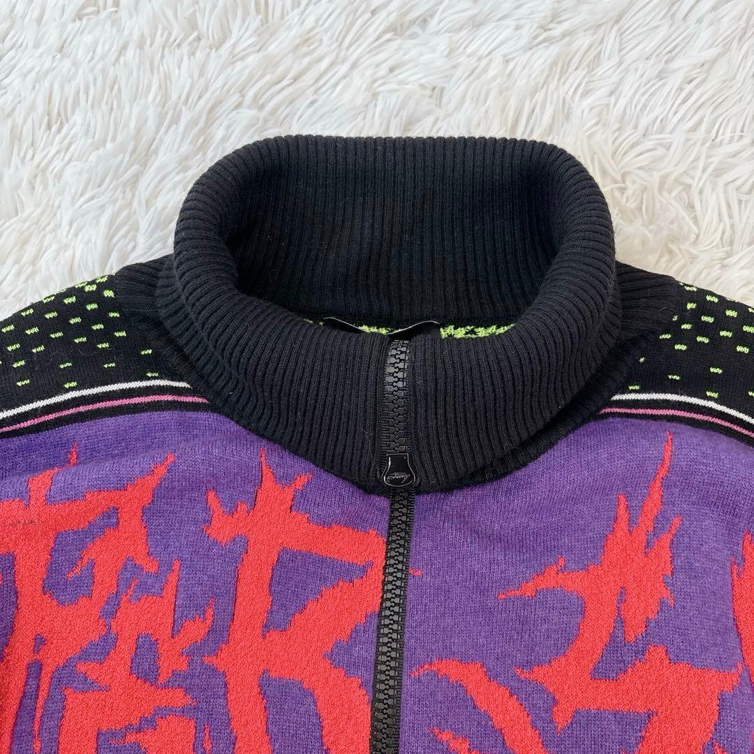 極美品✨【DIESEL】y2k ハイネック　ニットワンピース　イタリア製　黒系