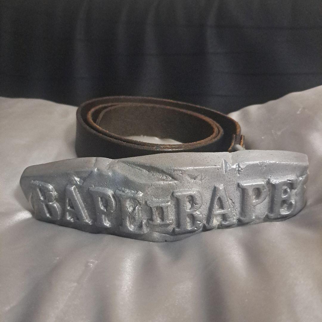 超激レア A BATHING APE 初期レザーベルト