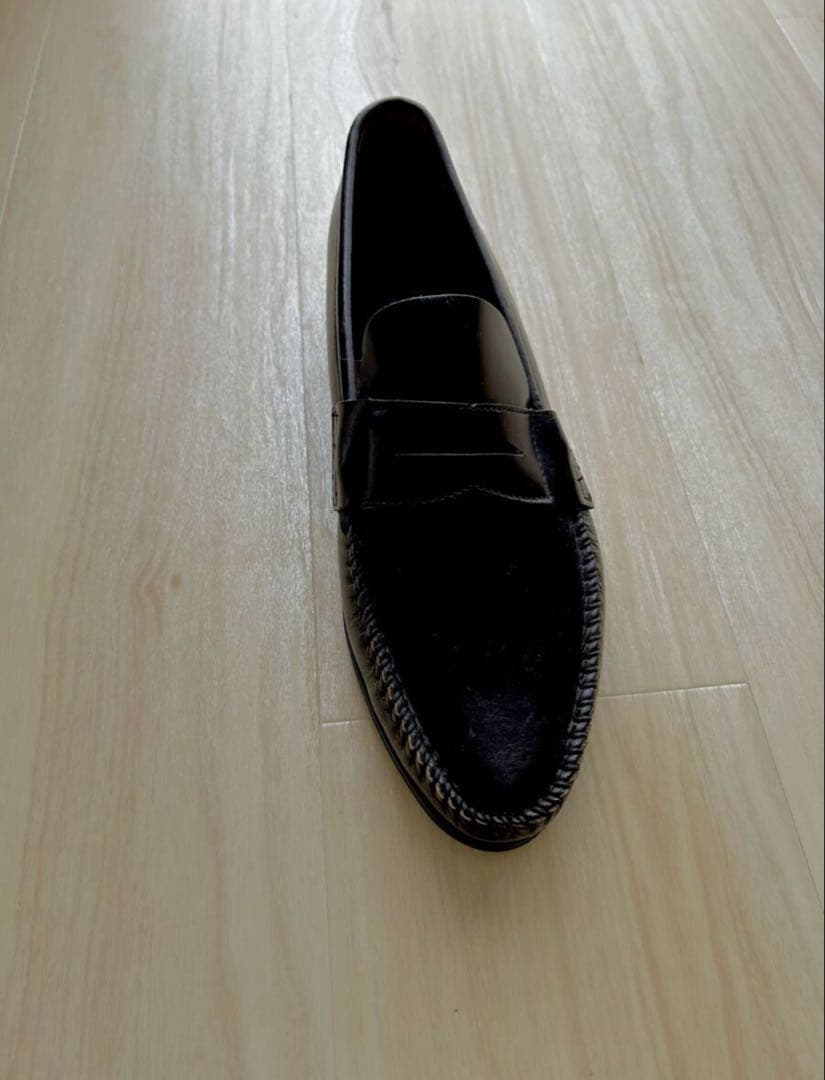 デッドストック 50s USA ヴィンテージ ローファー ダークブラウン 本革