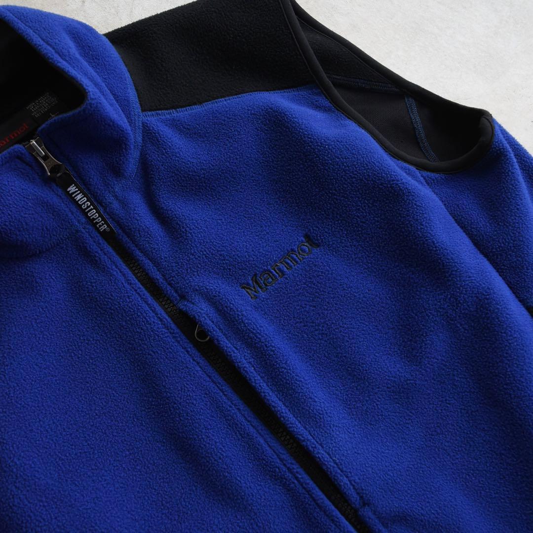 90s Marmot マーモット フリースベスト WINDSTOPPER レアL