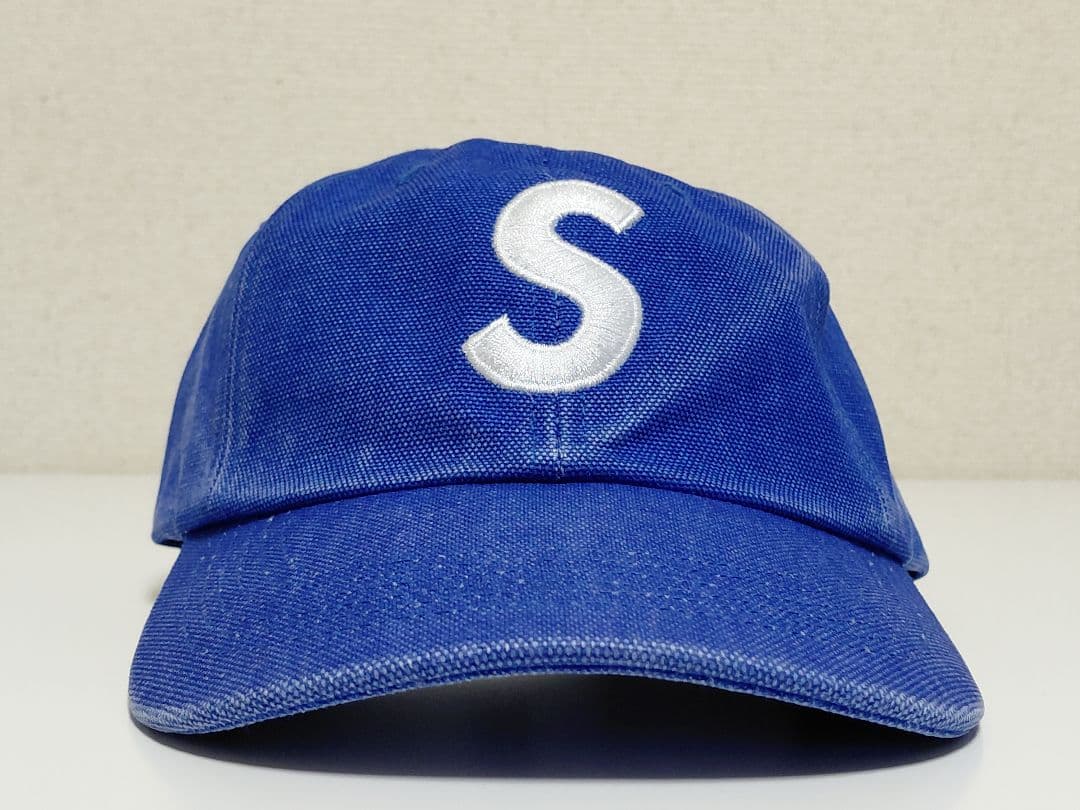 美品　Supreme　Pigment　Canvas　S Logo　6-Panel