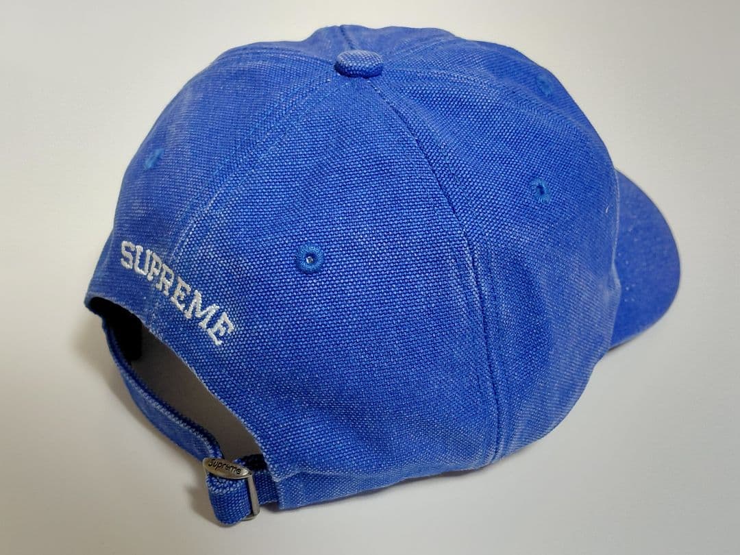 美品　Supreme　Pigment　Canvas　S Logo　6-Panel