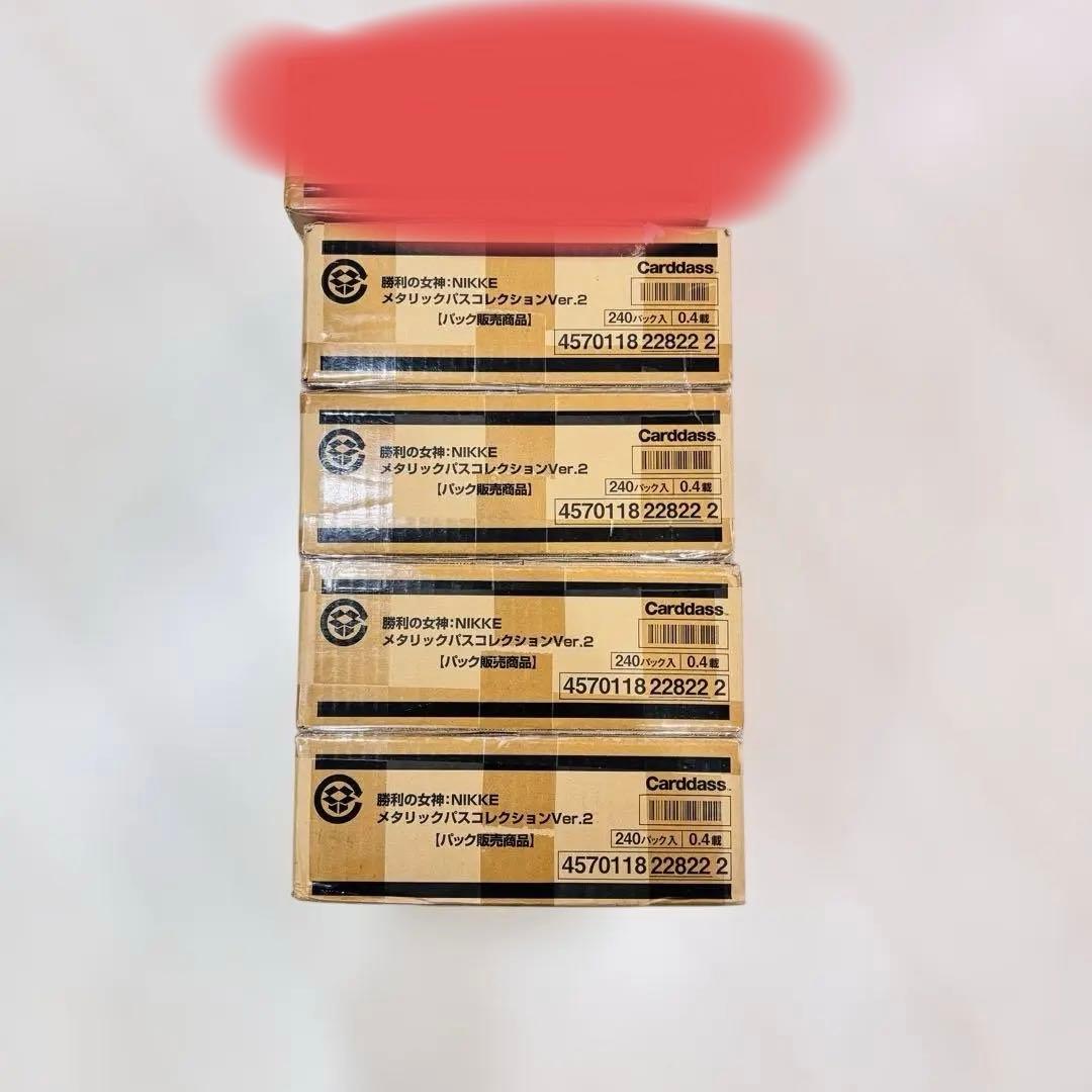 NIKKE メタリックパスコレクション　ver.2 4カートン　未開封