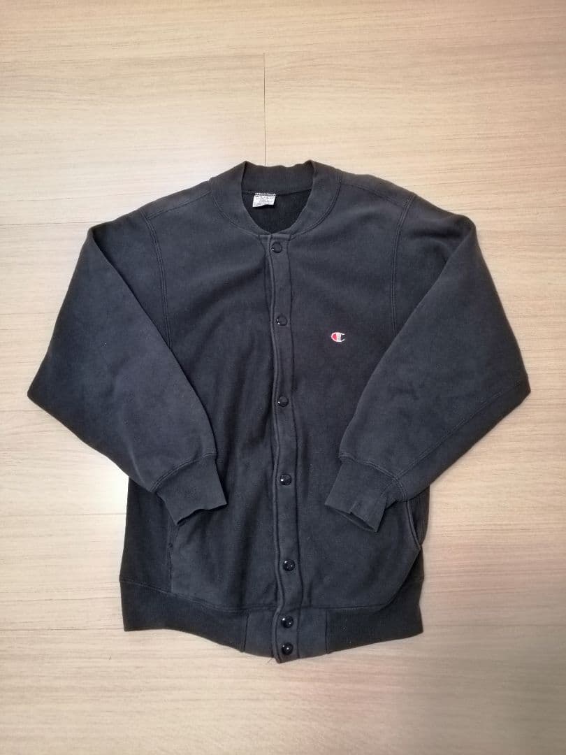 80s チャンピオン トリコタグ リバースウィーブ スナップカーディガン