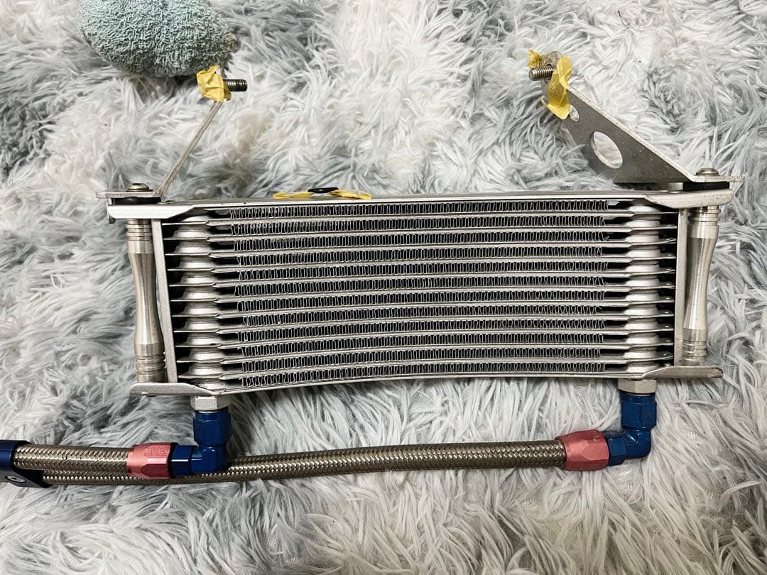 CBR400F Active オイルクーラー サイド廻し サーモスタット