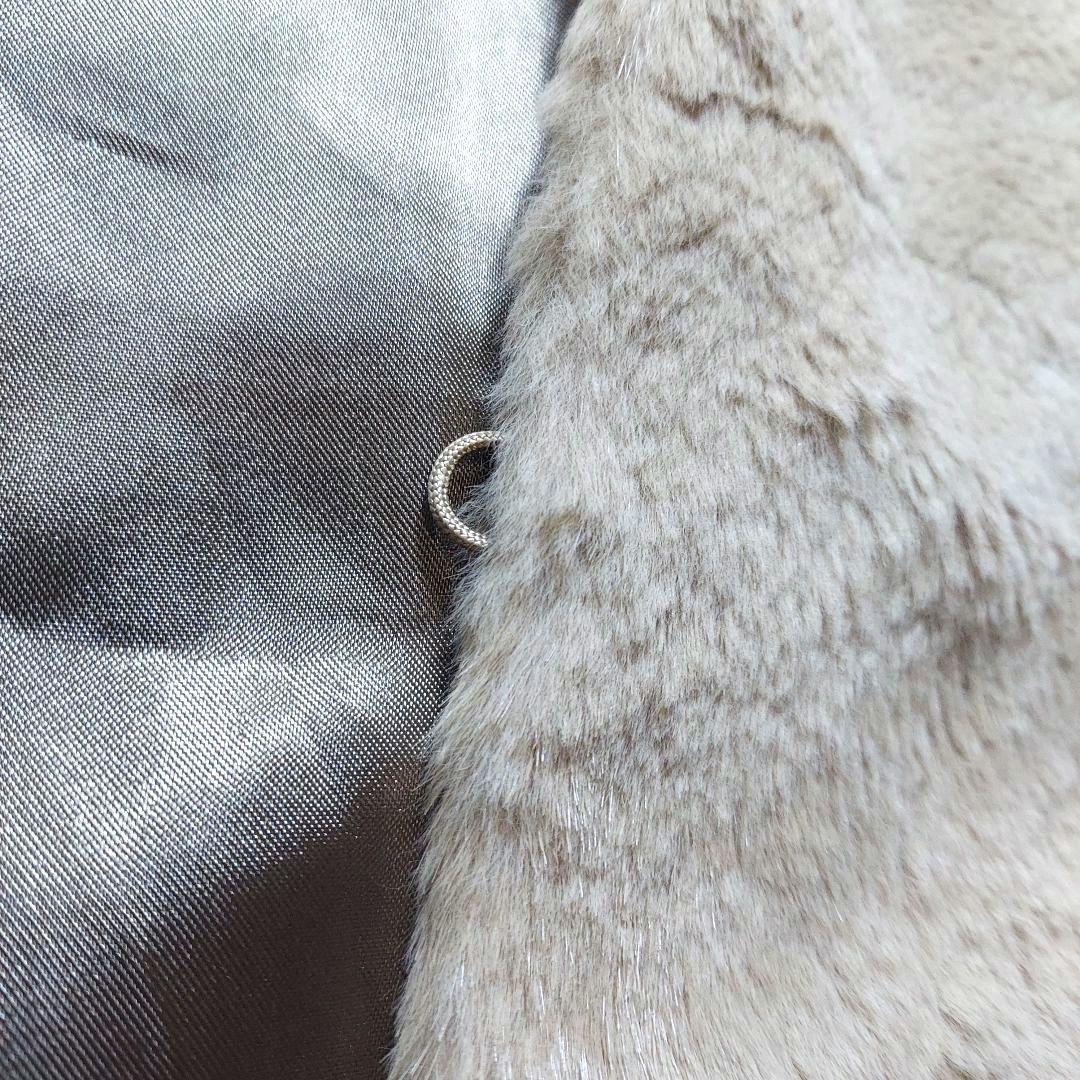 アナグラム　パリ　ノーカラー　ラビットファーコート　フランス製　本革　M