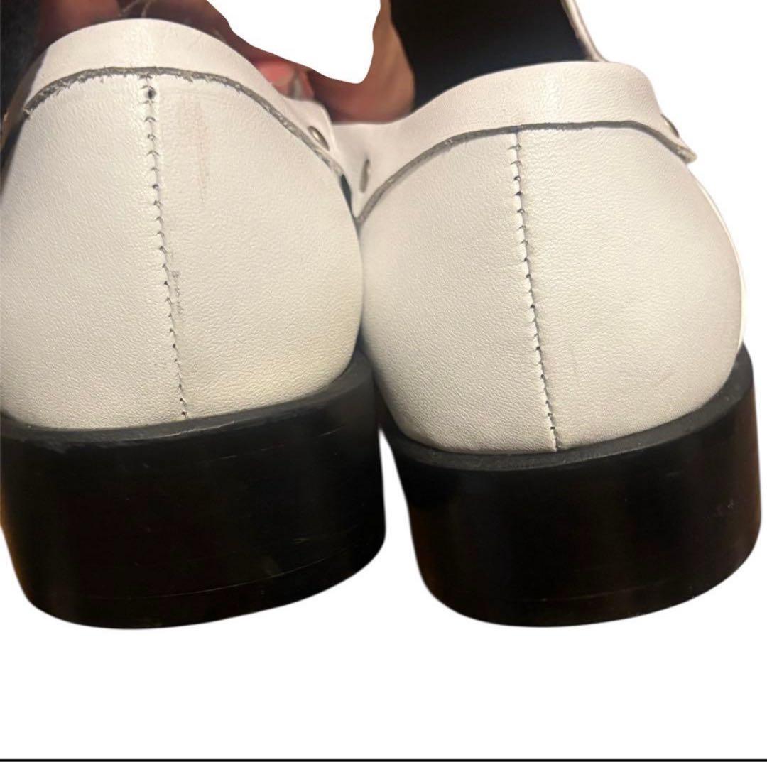 squareto white boots デカ靴 y2k archive