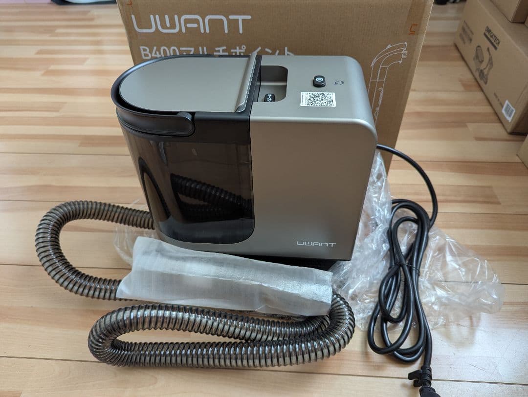 【新品】UWANT スチームリンサー 高温スチーム＆温水洗浄 カーペット/ソファ