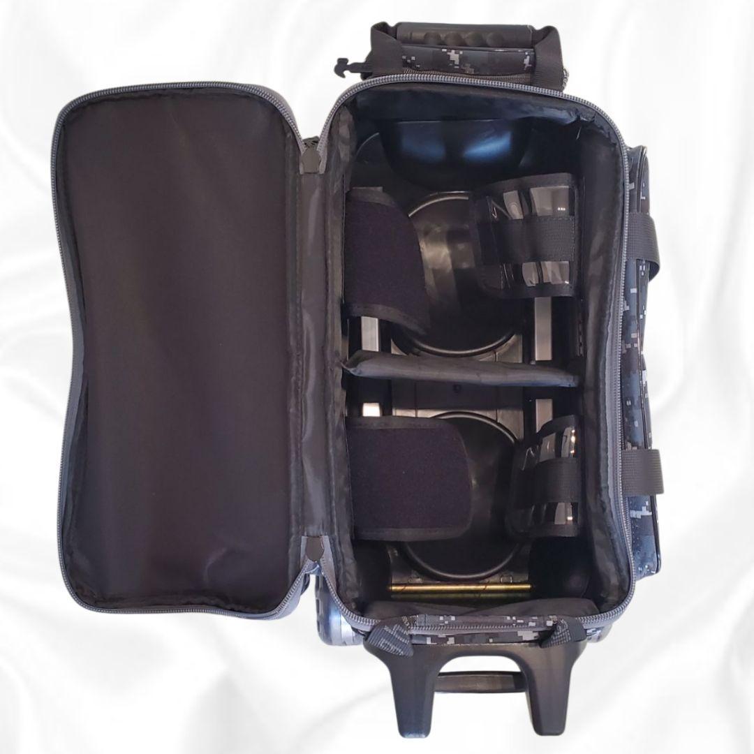 《新作》HAMMER ボウリングバック ２個入り　ブラック